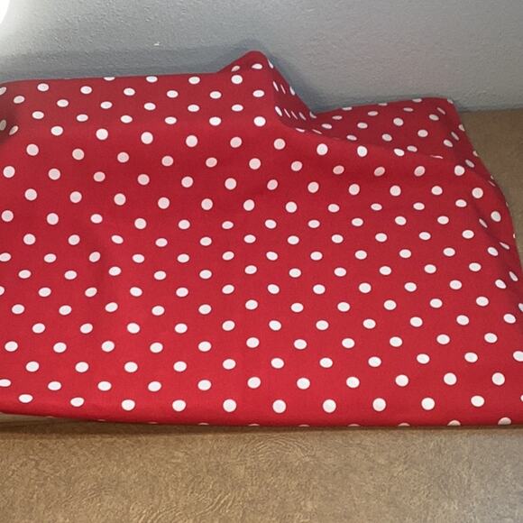 Nygard Collections Red White Polka Dot Vtg Scarf Wrap Classic Nautical Sailor - Picture 1 of 12